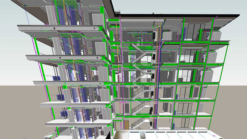 Implementation of Shop Drawings into MEP BIM Services