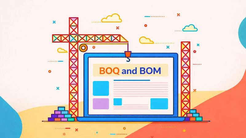 A Detailed Report on the difference between BOQ (Bill of Quantity) & BOM (Bill of Material)