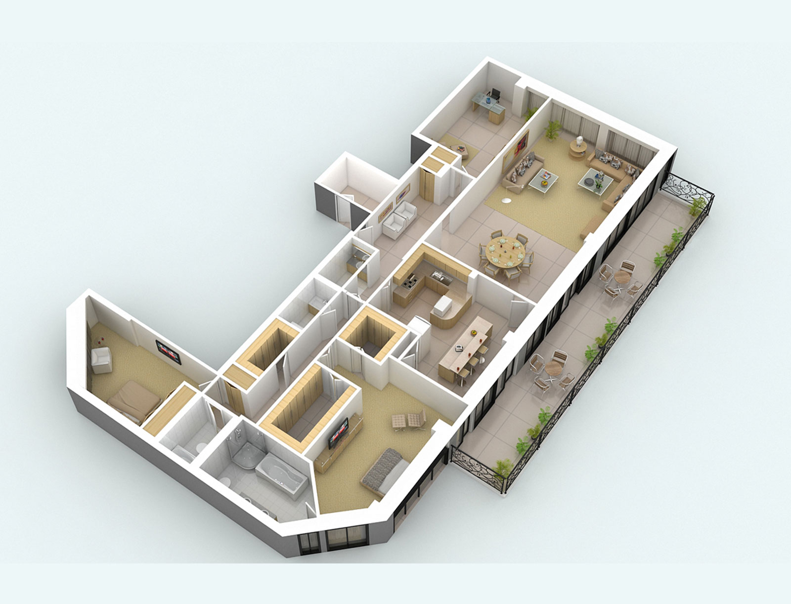 Architectural Rendering Sample